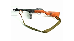 Макет пистолет-пулемет Шпагина ППШ-41, с ремнем, состаренный